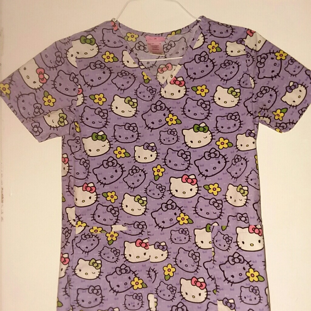 Hello Kitty Scrub Top